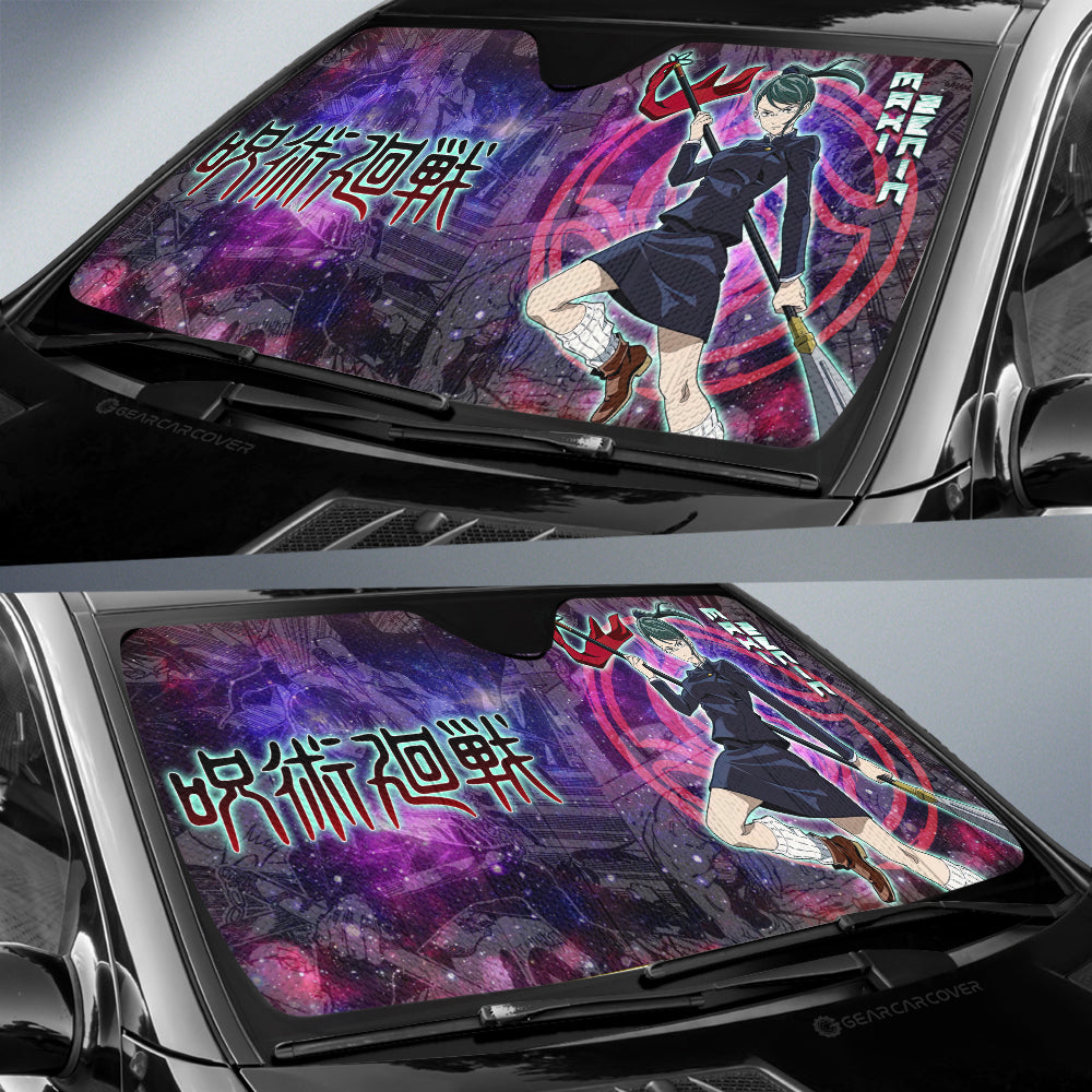 Maki Zenin Car Sunshade Custom Jujutsu Kaisen Anime Galaxy Manga Style - Gearcarcover - 3