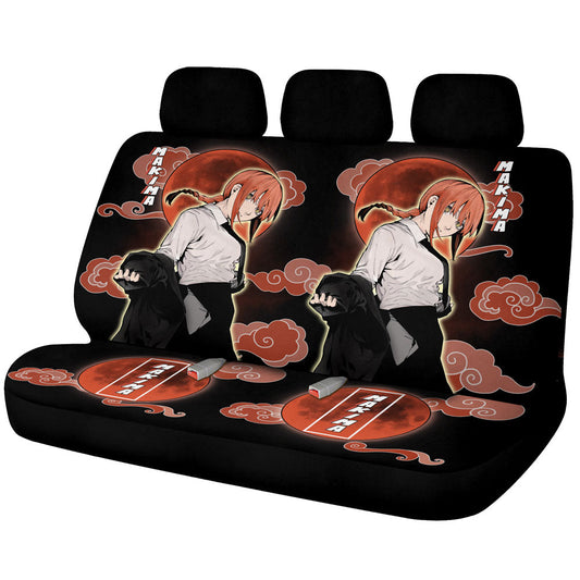 Makima Car Back Seat Covers Custom Chainsaw Man Anime Car Accessories - Gearcarcover - 1