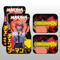 Makima Car Floor Mats Custom Chainsaw Man Anime Car Accessories - Gearcarcover - 1