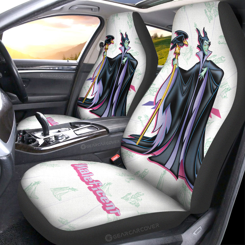 Maleficent Car Seat Covers Custom Cartoon Car Accessories - Gearcarcover - 2