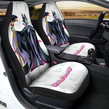 Maleficent Car Seat Covers Custom Cartoon Car Accessories - Gearcarcover - 1