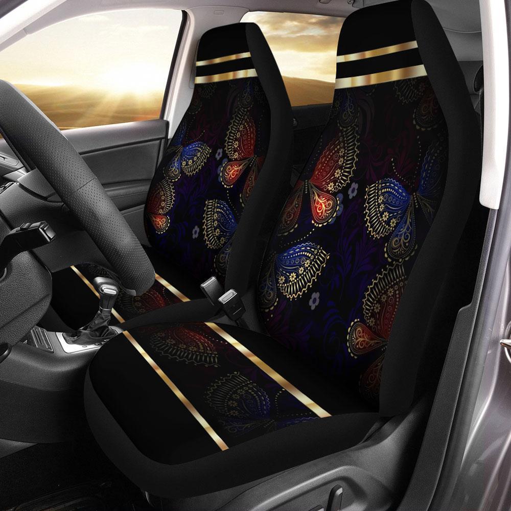 Mandala Butterflies Car Seat Covers Custom Car Accessories - Gearcarcover - 1