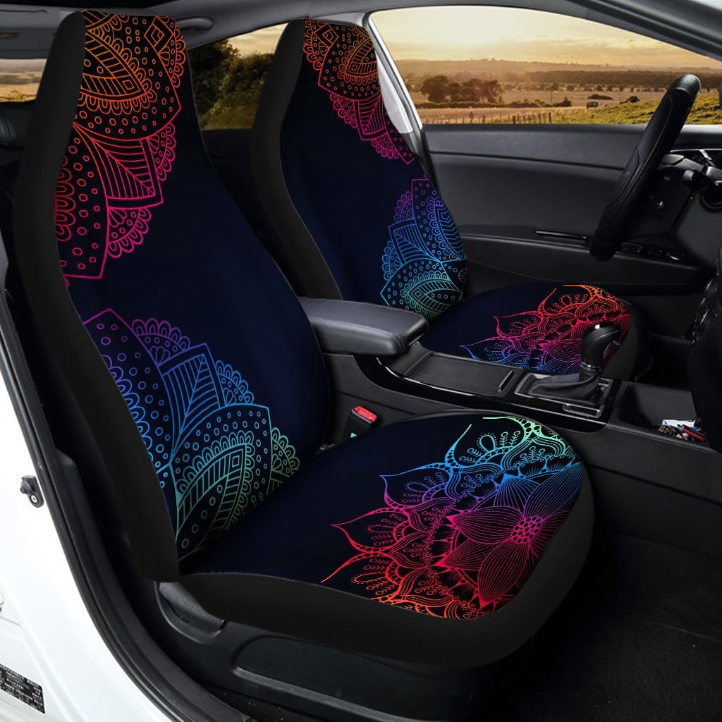 Mandala Car Seat Covers Custom Mandala Car Accessories - Gearcarcover - 2
