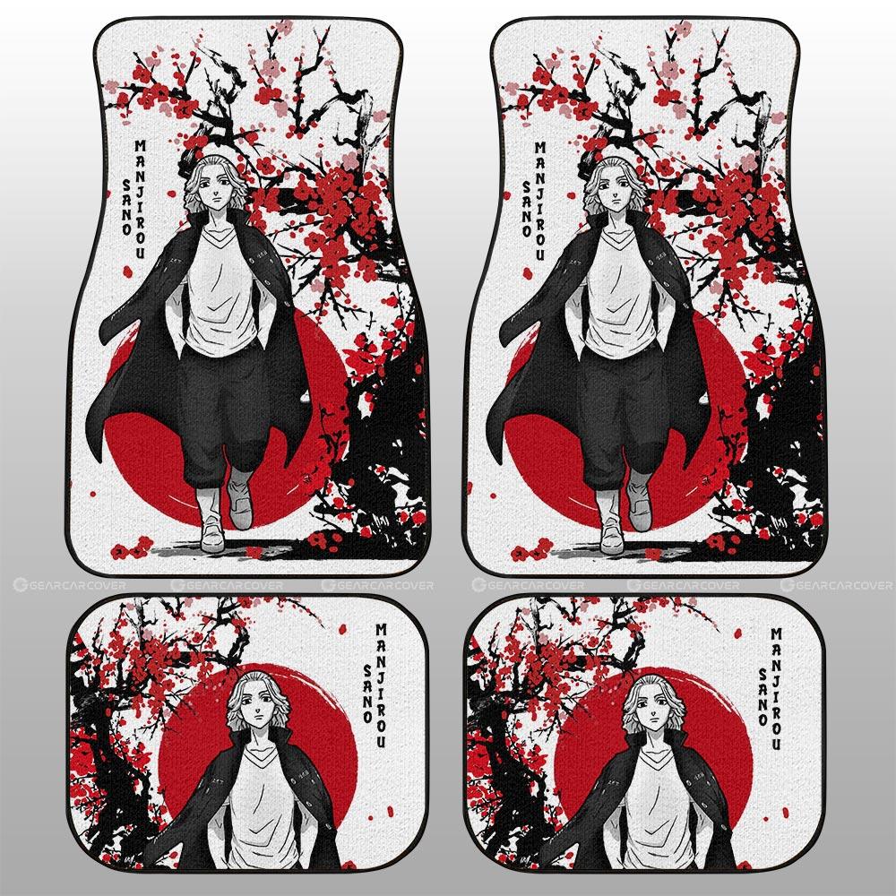 Manjiro Sano Car Floor Mats Custom Japan Style Tokyo Revengers Anime Car Accessories - Gearcarcover - 2