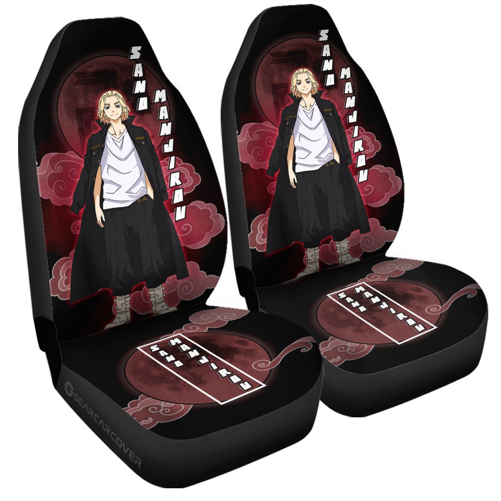 Manjiro Sano Car Seat Covers Custom Tokyo Revengers Anime Car Interior Accessories - Gearcarcover - 3