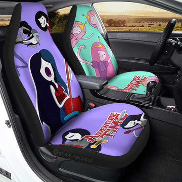 Marceline And Princess Bubblegum Adventure Time Car Seat Covers Custom Cartoon Car Accessories - Gearcarcover - 1