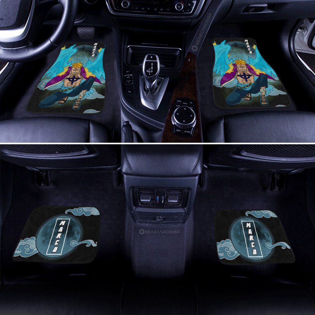 Marco Car Floor Mats Custom For One Piece Anime Fans - Gearcarcover - 3