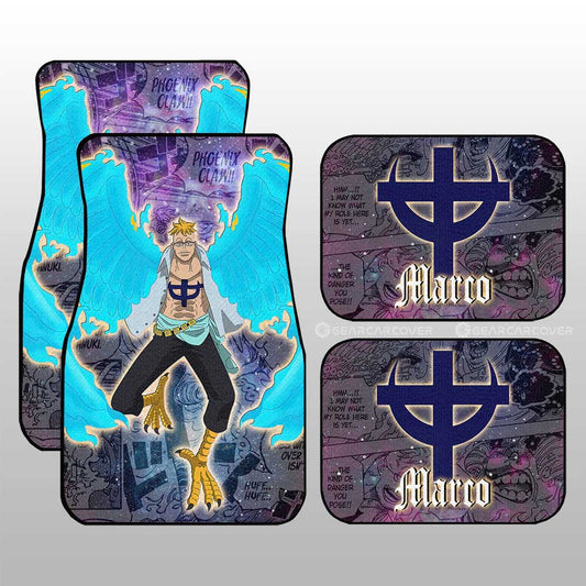 Marco Car Floor Mats Custom Galaxy Style One Piece Anime Car Accessories - Gearcarcover - 1