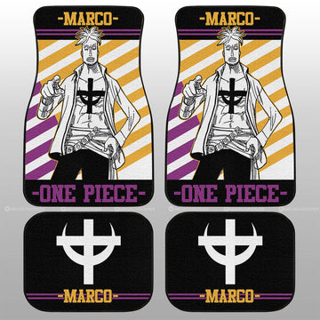 Marco Car Floor Mats Custom One Piece Anime Car Accessories - Gearcarcover - 1