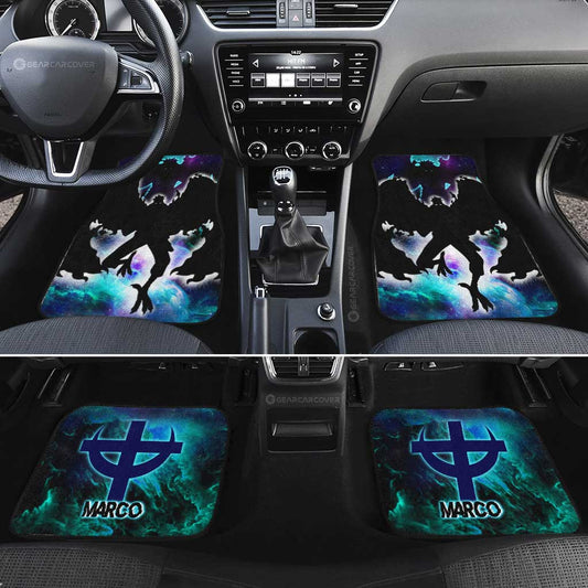 Marco Car Floor Mats Custom One Piece Anime Silhouette Style - Gearcarcover - 2