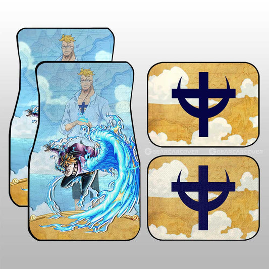 Marco Car Floor Mats Custom One Piece Map Car Accessories For Anime Fans - Gearcarcover - 1