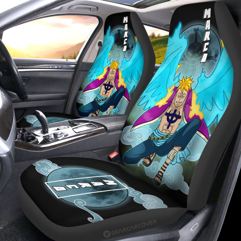 Marco Car Seat Covers Custom For One Piece Anime Fans - Gearcarcover - 2