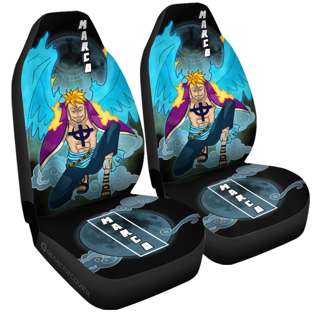 Marco Car Seat Covers Custom For One Piece Anime Fans - Gearcarcover - 3