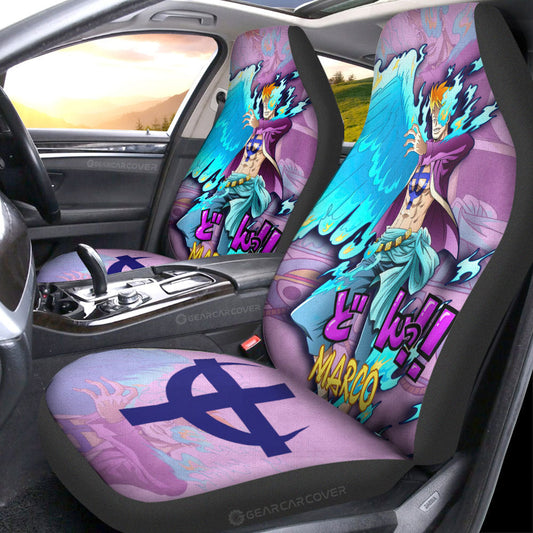 Marco Car Seat Covers Custom One Piece Anime Car Accessories - Gearcarcover - 2