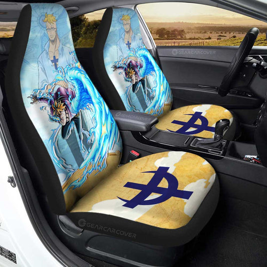 Marco Car Seat Covers Custom One Piece Map Car Accessories For Anime Fans - Gearcarcover - 1