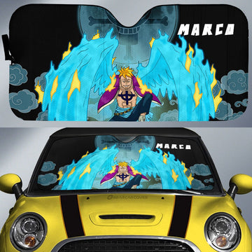 Marco Car Sunshade Custom For One Piece Anime Fans - Gearcarcover - 1