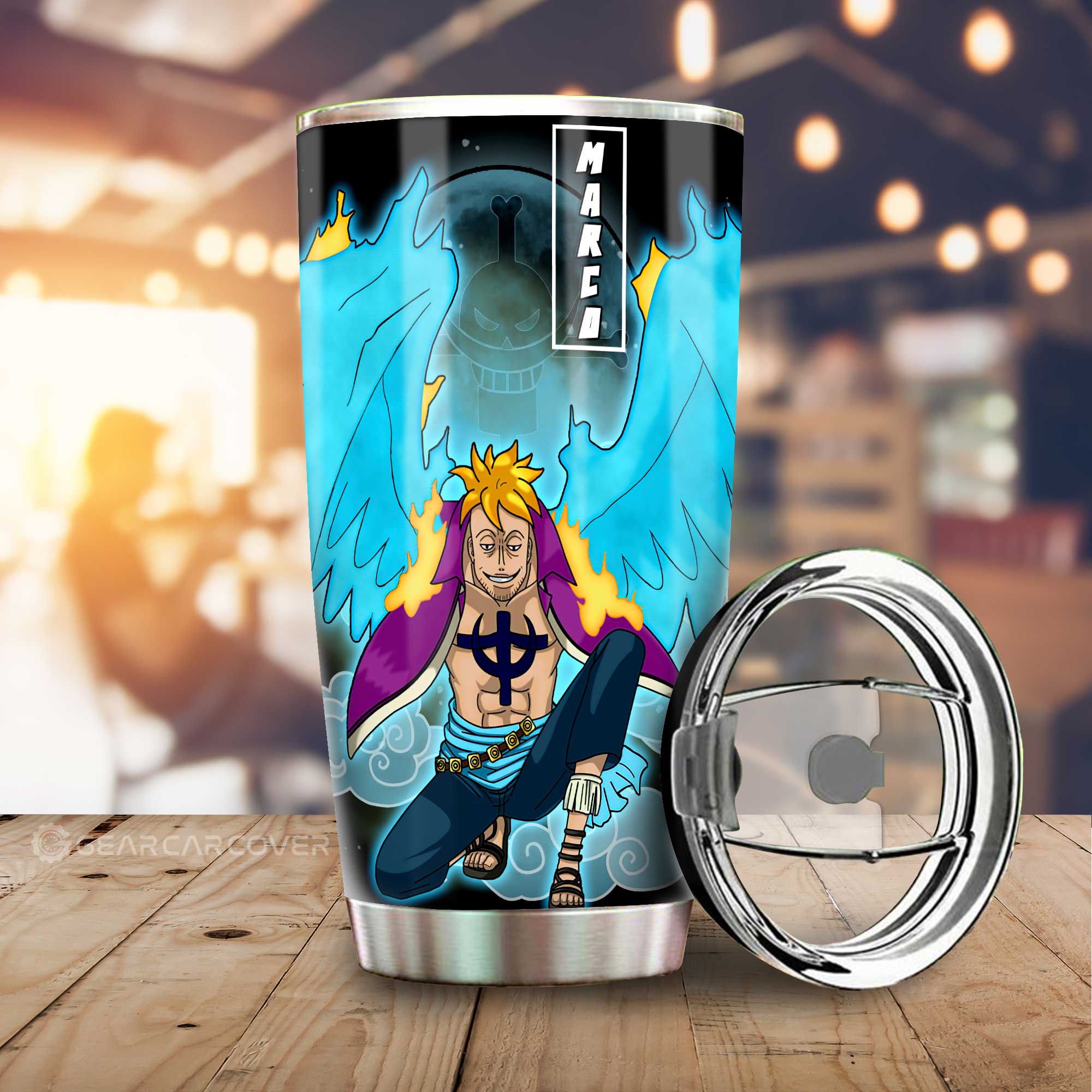 Marco Tumbler Cup Custom For One Piece Anime Fans - Gearcarcover - 1