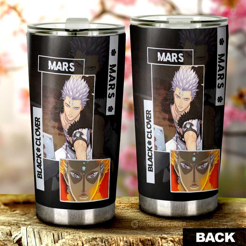 Mars Tumbler Cup Custom Black Clover Anime - Gearcarcover - 3