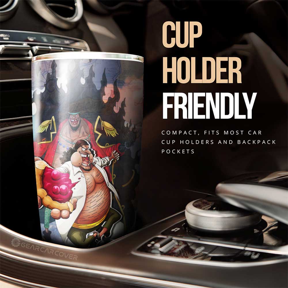 Marshall D. Teach Tumbler Cup Custom One Piece Map Car Accessories For Anime Fans - Gearcarcover - 2