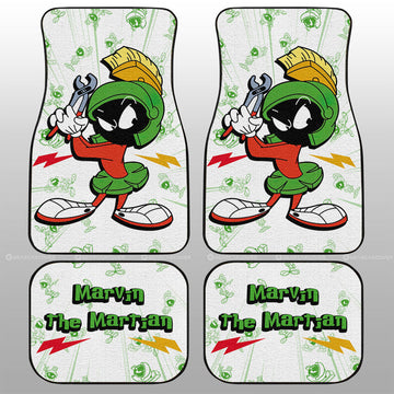 Marvin the Martian Car Floor Mats Custom Cartoon Car Accessories - Gearcarcover - 1