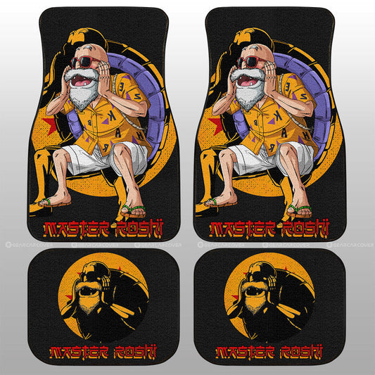 Master Roshi Car Floor Mats Custom Dragon Ball Anime Car Accessories - Gearcarcover - 1