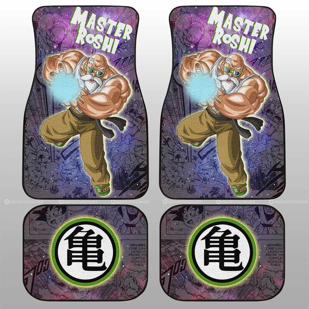 Master Roshi Car Floor Mats Custom Dragon Ball Anime Car Accessories Manga Galaxy Style - Gearcarcover - 2