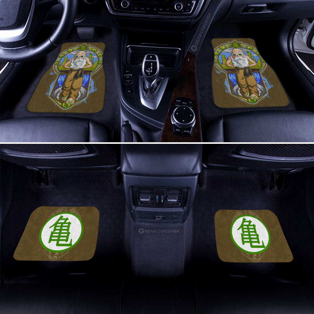 Master Roshi Car Floor Mats Custom Dragon Ball Car Interior Accessories - Gearcarcover - 2