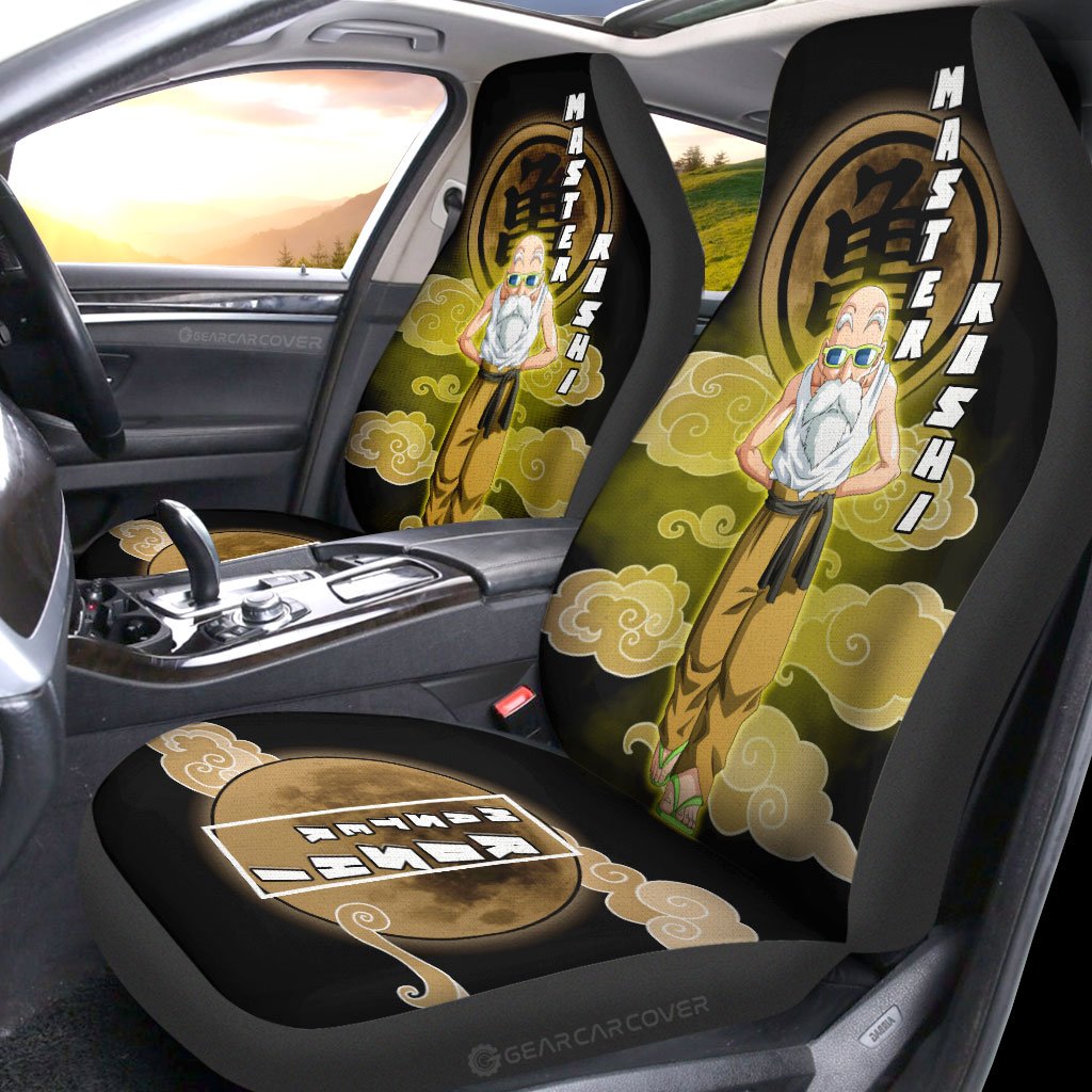 Master Roshi Car Seat Covers Custom Anime Dragon Ball Car Accessories - Gearcarcover - 2