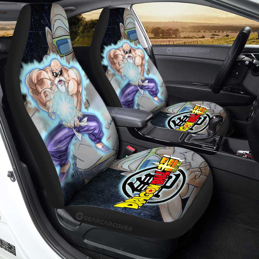 Master Roshi Car Seat Covers Custom Dragon Ball Anime Car Accessories - Gearcarcover - 3