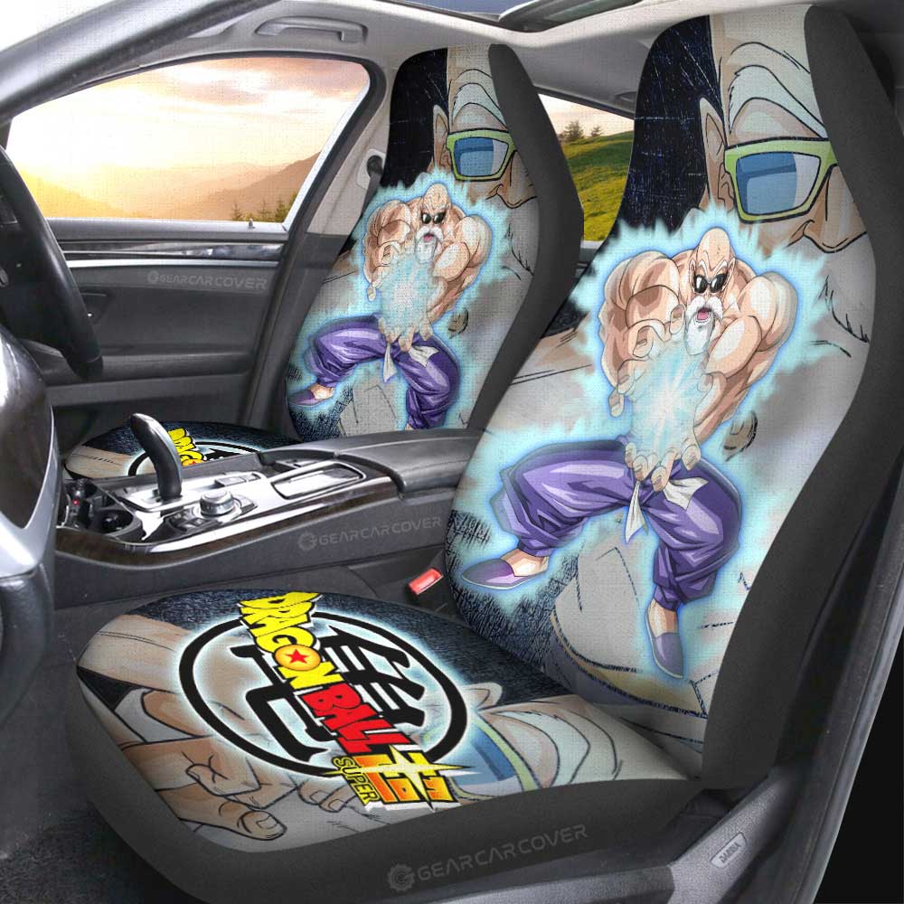 Master Roshi Car Seat Covers Custom Dragon Ball Anime Car Accessories - Gearcarcover - 4