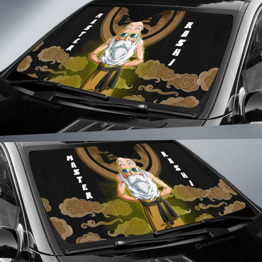 Master Roshi Car Sunshade Custom Anime Dragon Ball Car Accessories - Gearcarcover - 2