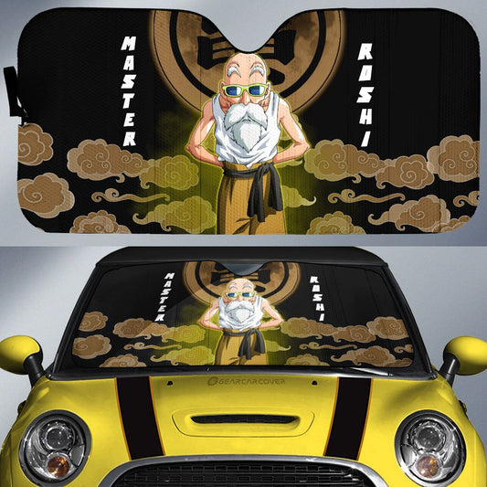 Master Roshi Car Sunshade Custom Anime Dragon Ball Car Accessories - Gearcarcover - 1