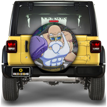 Master Roshi Spare Tire Covers Custom Dragon Ball Anime Car Accessories - Gearcarcover - 1