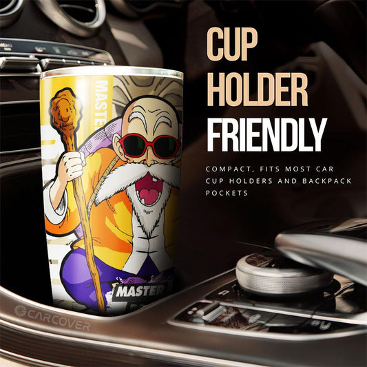 Master Roshi Tumbler Cup Custom Dragon Ball Anime Car Accessories - Gearcarcover - 2