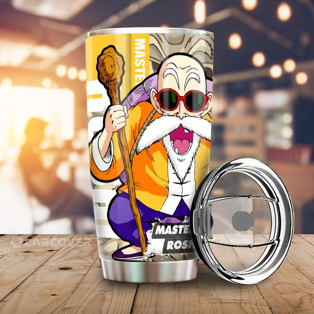 Master Roshi Tumbler Cup Custom Dragon Ball Anime Car Accessories - Gearcarcover - 1