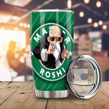 Master Roshi Tumbler Cup Custom Dragon Ball Anime Car Accessories - Gearcarcover - 1