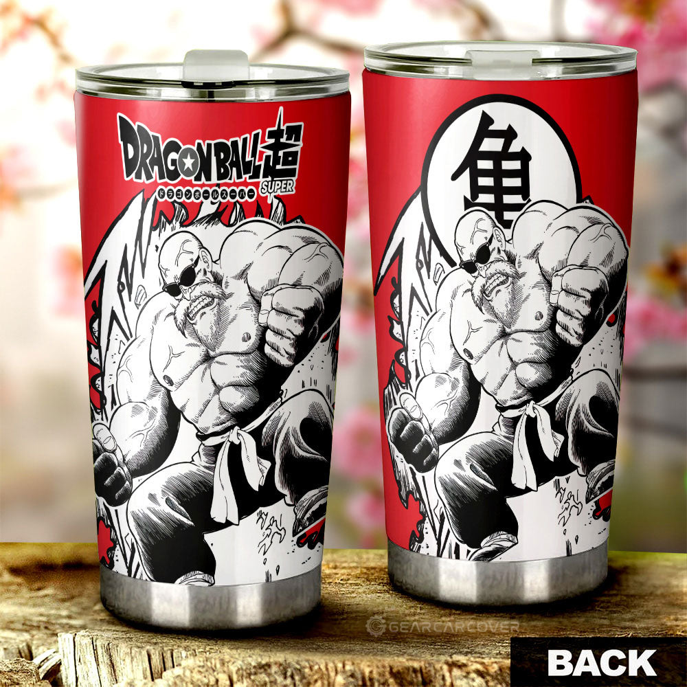 Master Roshi Tumbler Cup Custom Dragon Ball Anime Car Accessories Manga Style For Fans - Gearcarcover - 3