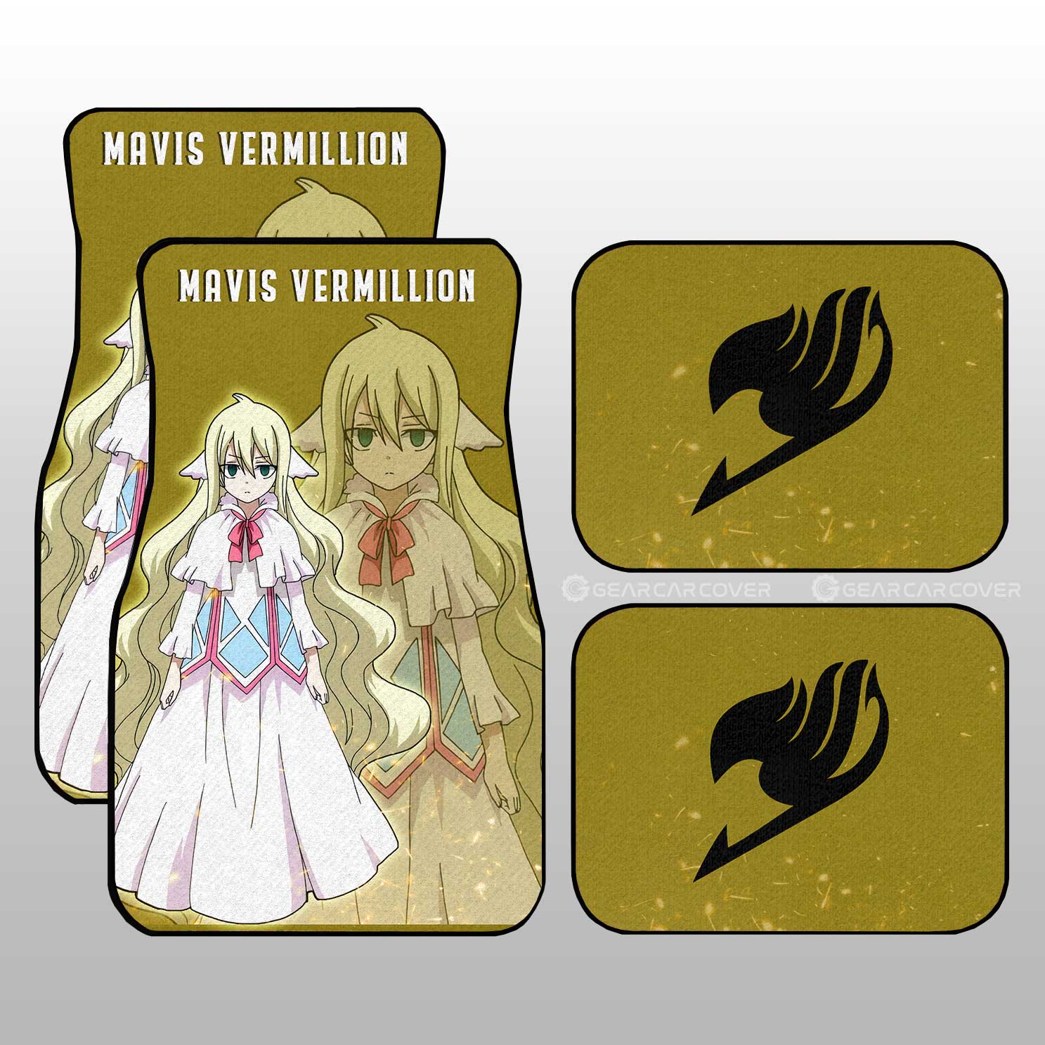 Mavis Vermillion Car Floor Mats Custom Fairy Tail Anime - Gearcarcover - 1