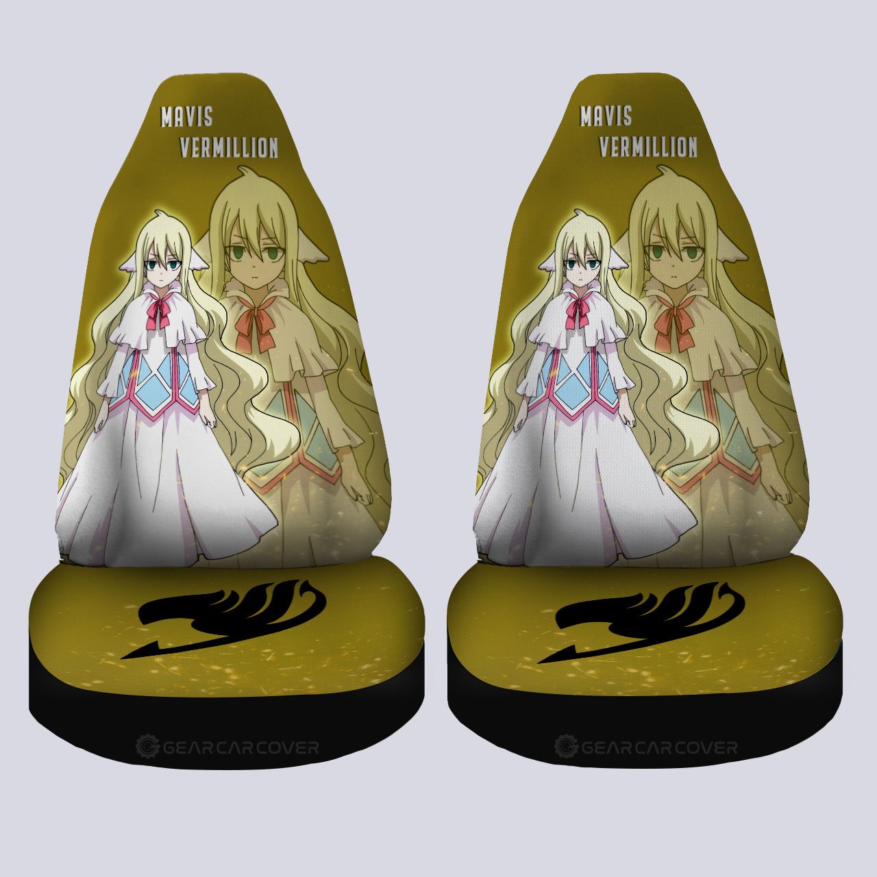 Mavis Vermillion Car Seat Covers Custom Fairy Tail Anime - Gearcarcover - 4