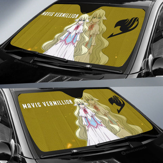 Mavis Vermillion Car Sunshade Custom Fairy Tail Anime - Gearcarcover - 2