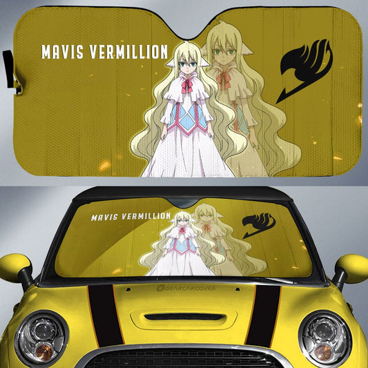 Mavis Vermillion Car Sunshade Custom Fairy Tail Anime - Gearcarcover - 1