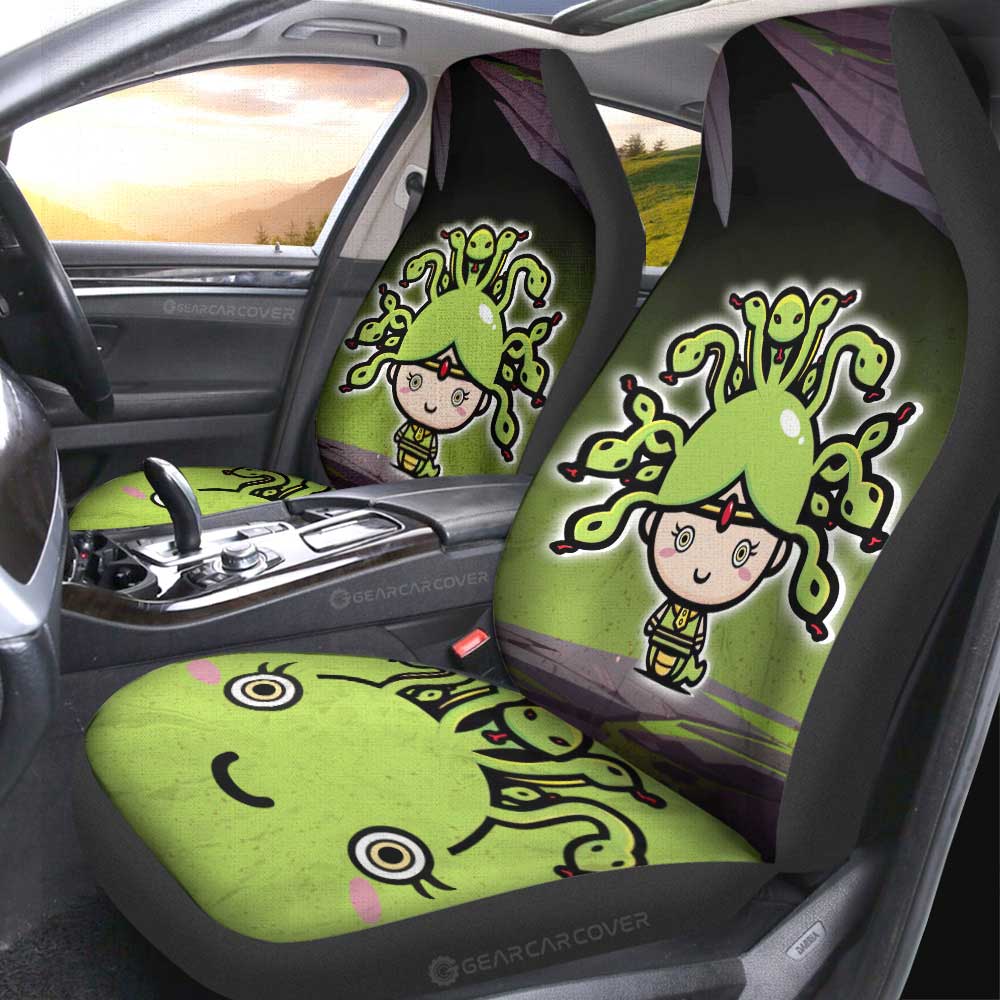 Medusa Car Seat Covers Custom Halloween Characters Car Accessories - Gearcarcover - 4