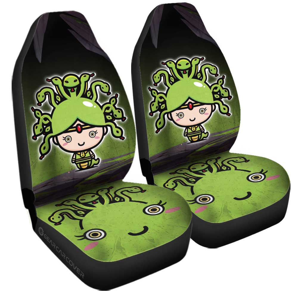 Medusa Car Seat Covers Custom Halloween Characters Car Accessories - Gearcarcover - 1