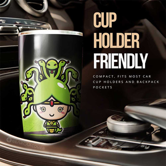 Medusa Tumbler Cup Custom Halloween Characters Car Interior Accessories - Gearcarcover - 2