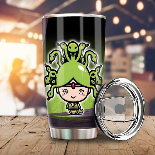 Medusa Tumbler Cup Custom Halloween Characters Car Interior Accessories - Gearcarcover - 1