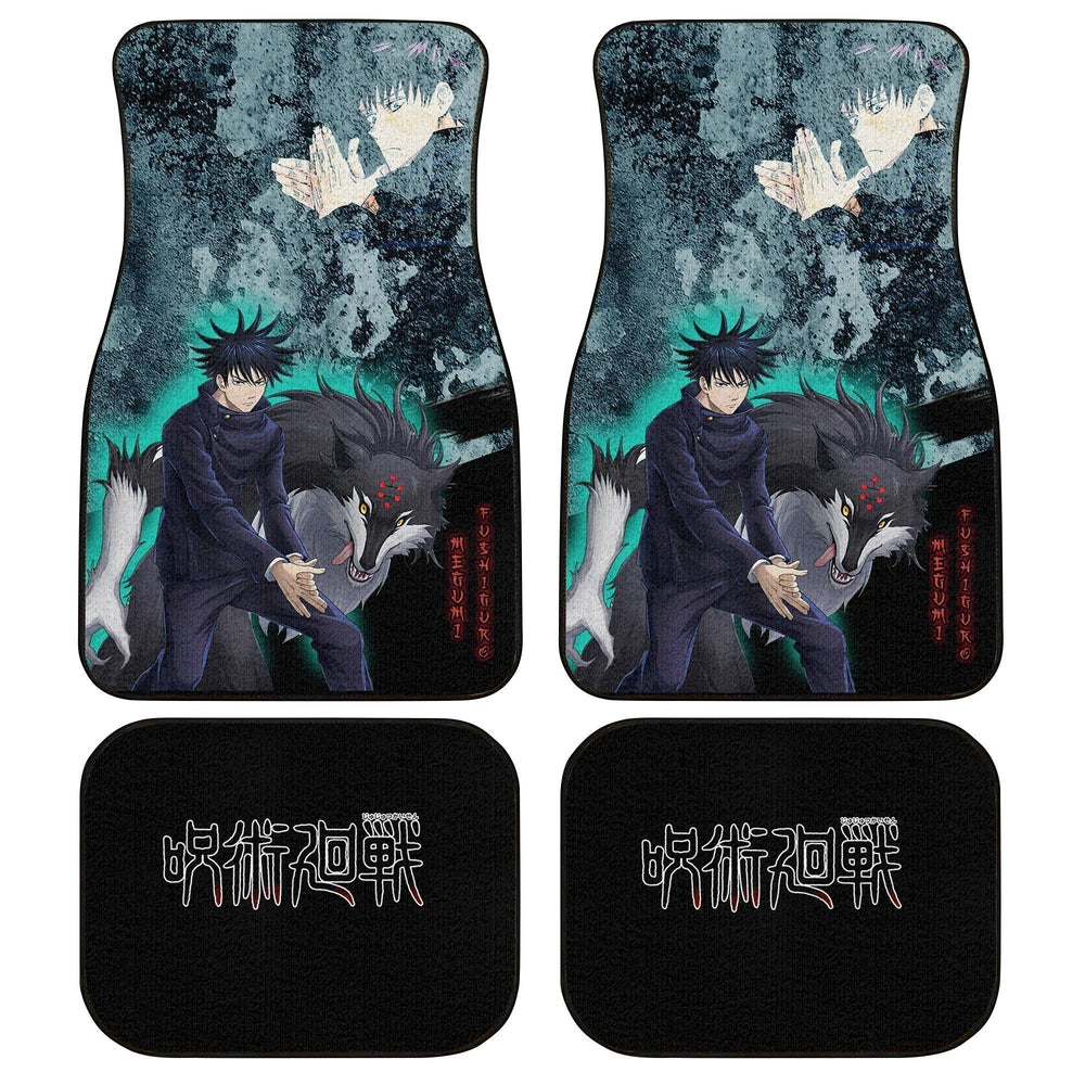 Megumi Fushiguro Car Floor Mats Custom Anime Jujutsu Kaisen Car Interior Accessories - Gearcarcover - 1