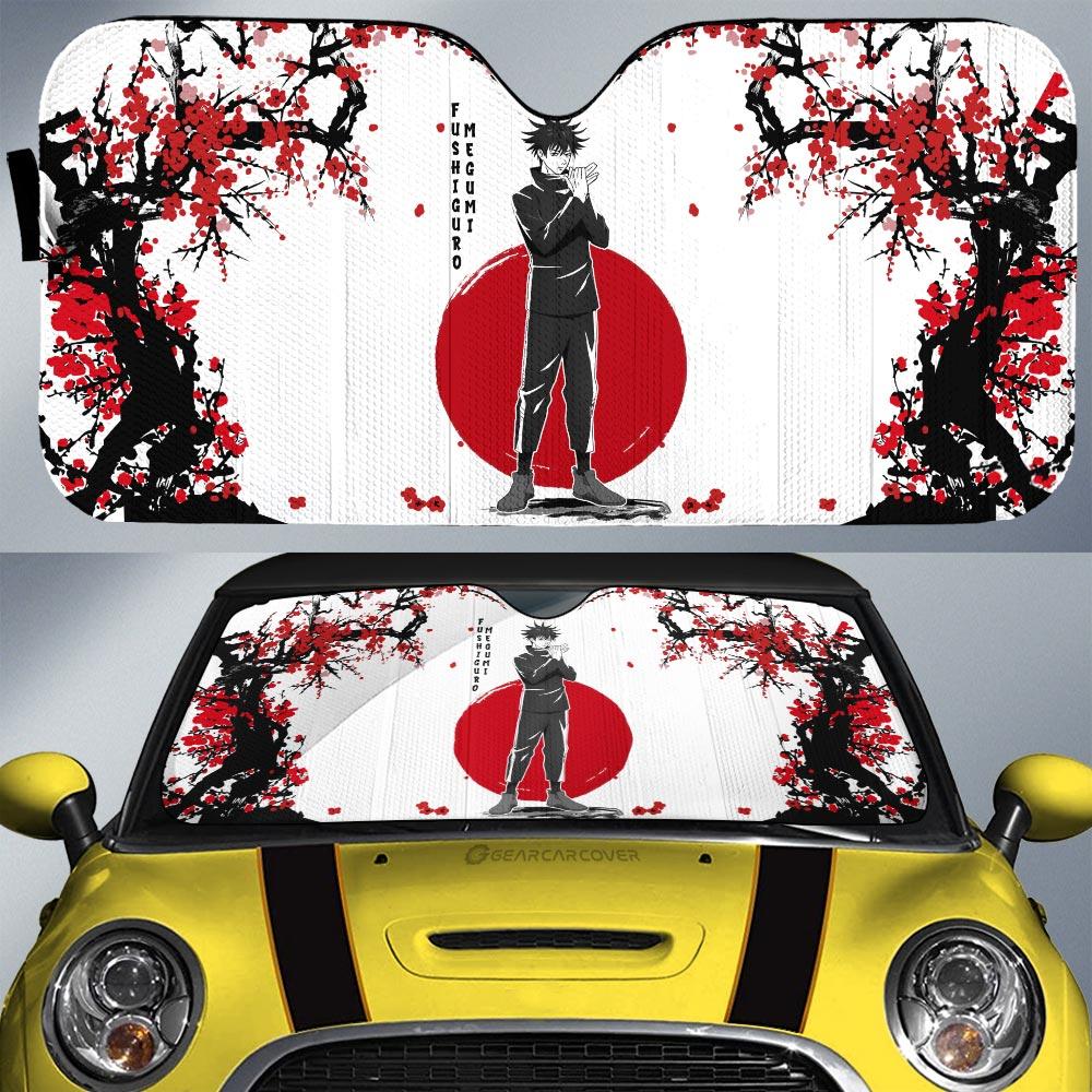 Megumi Fushiguro Car Sunshade Custom Japan Style Anime Jujutsu Kaisen Car Accessories - Gearcarcover - 1