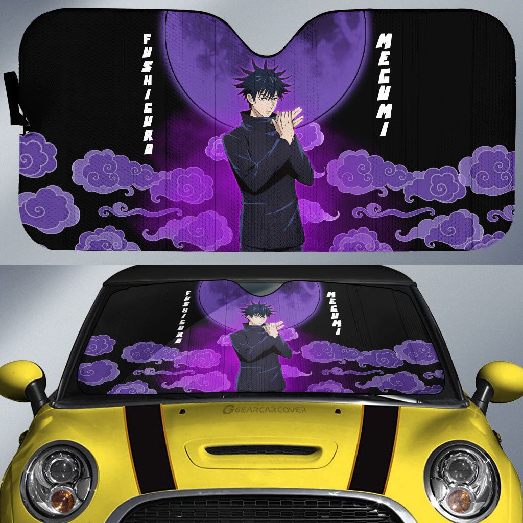 Megumi Fushiguro Car Sunshade Custom Jujutsu Kaisen Anime Car Accessories - Gearcarcover - 1