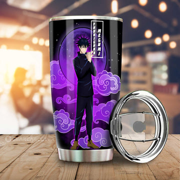 Megumi Fushiguro Tumbler Cup Custom Jujutsu Kaisen Anime Car Interior Accessories - Gearcarcover - 1