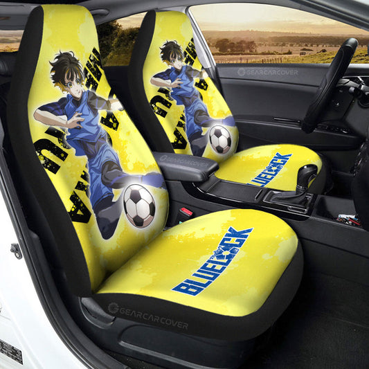 Meguru Bachira Car Seat Covers Custom Blue Lock Anime - Gearcarcover - 2